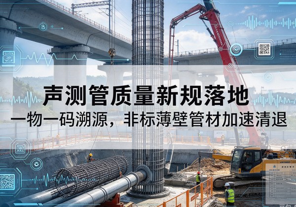 桐柏声测管质量新规落地，一物一码溯源，非标薄壁管材加速清退